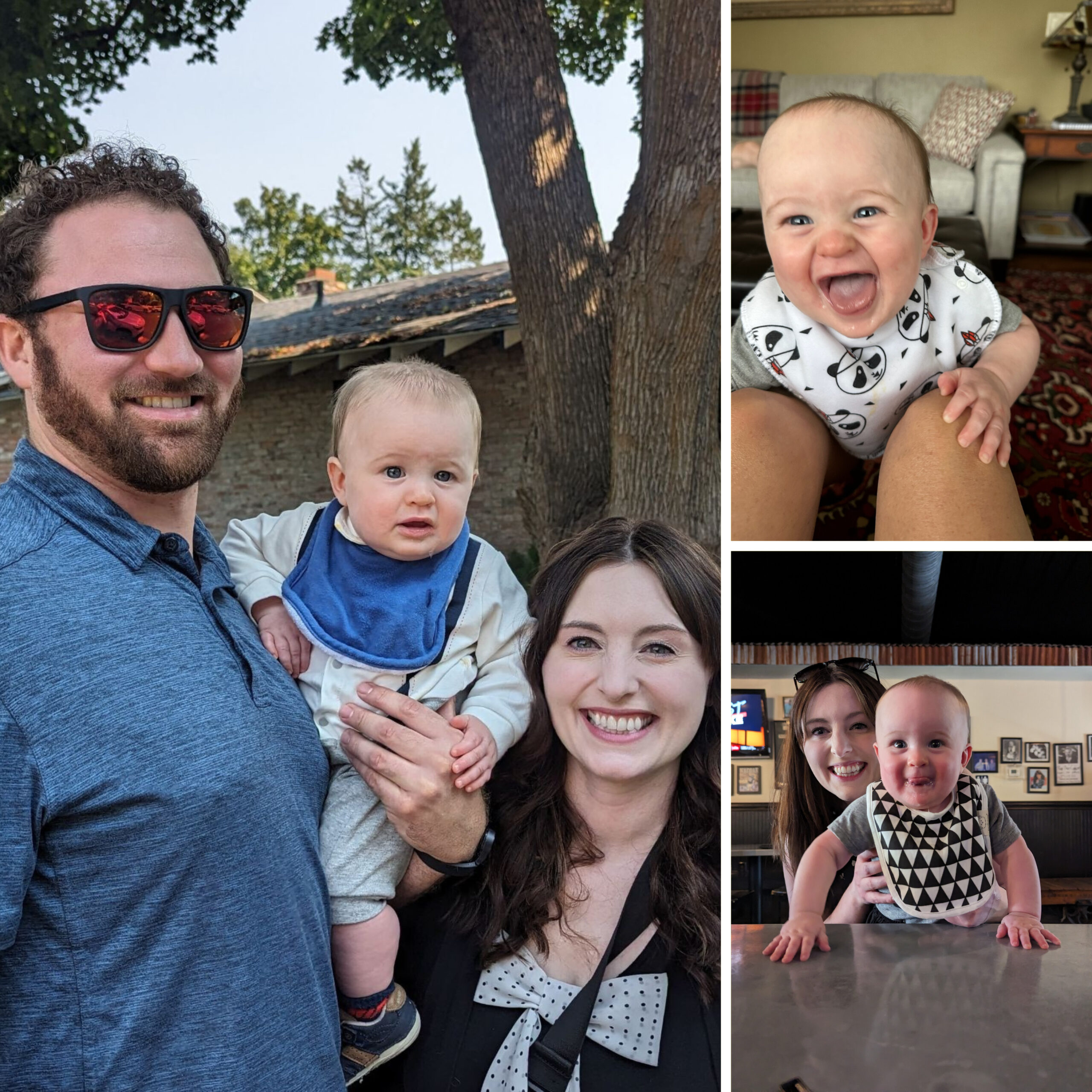 Family photo, baby photo, mom and baby 