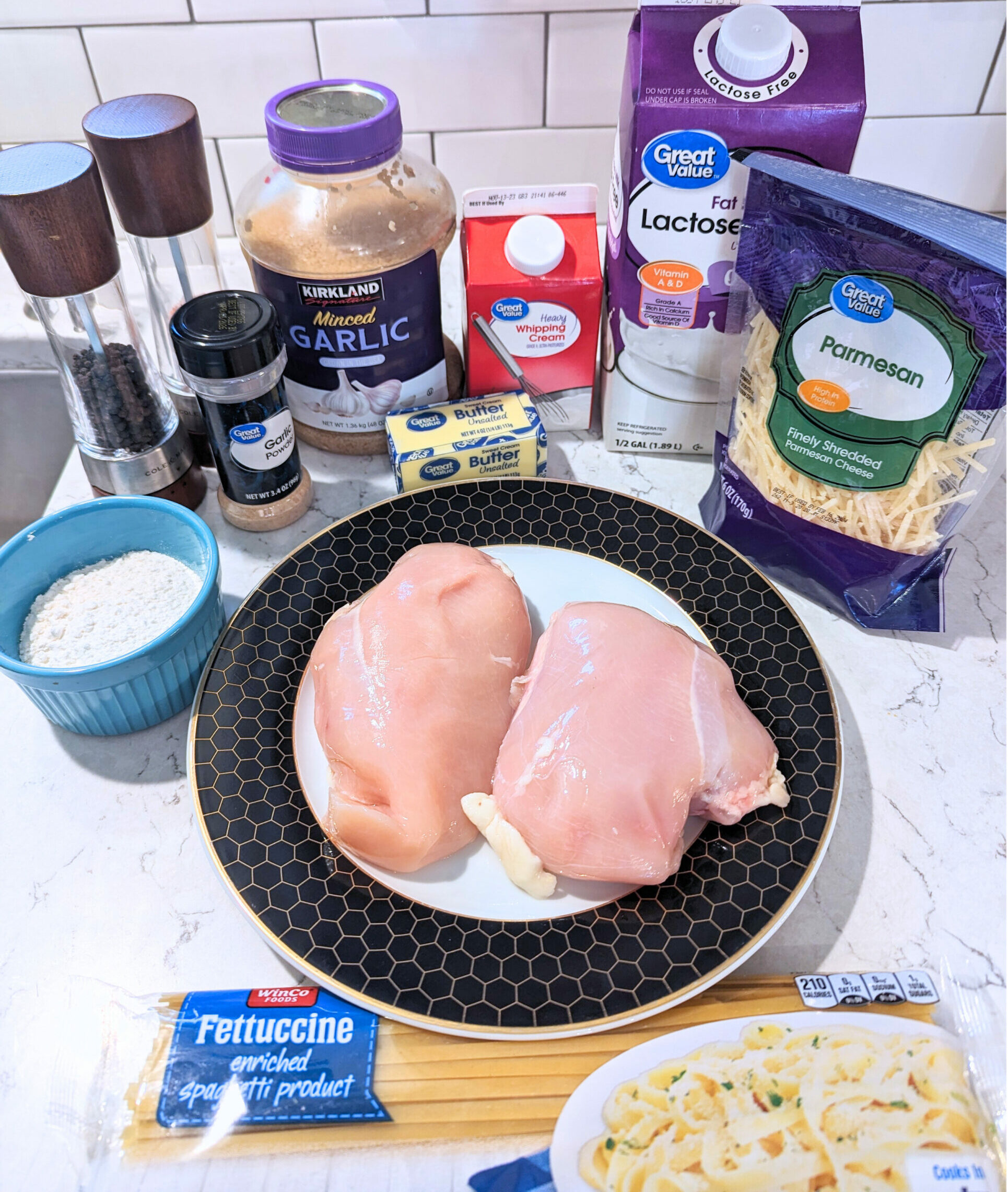Ingredients Copycat Olive Garden Chicken Alfredo