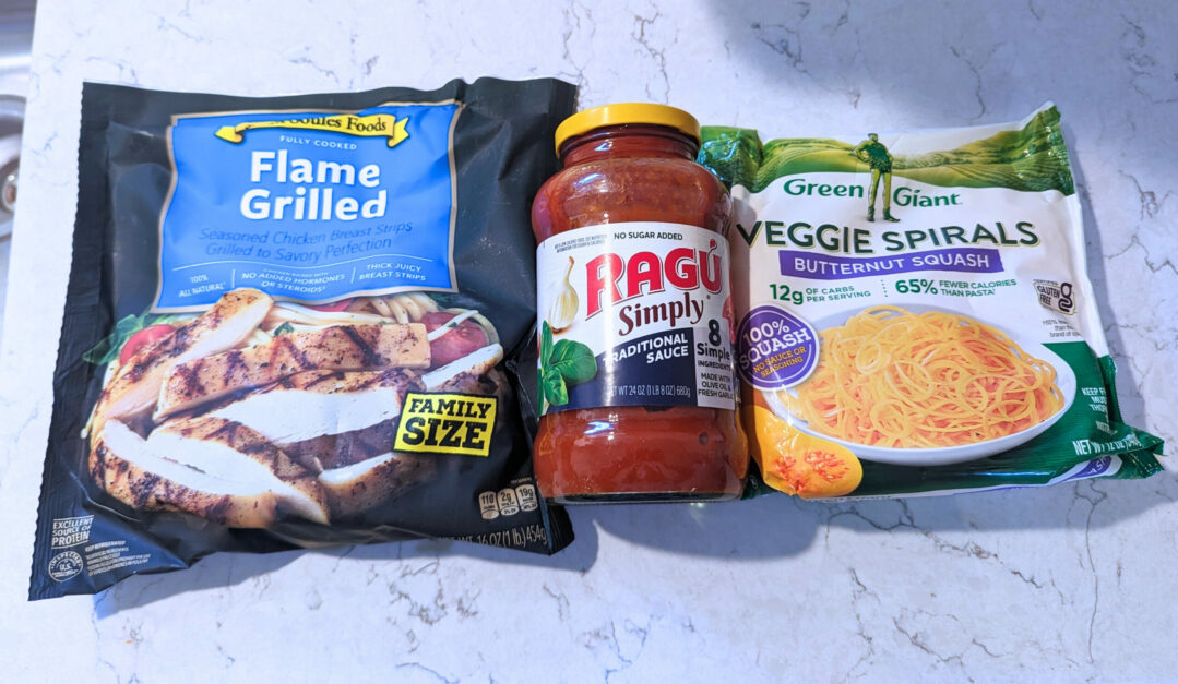 ingredients Veggie Spaghetti