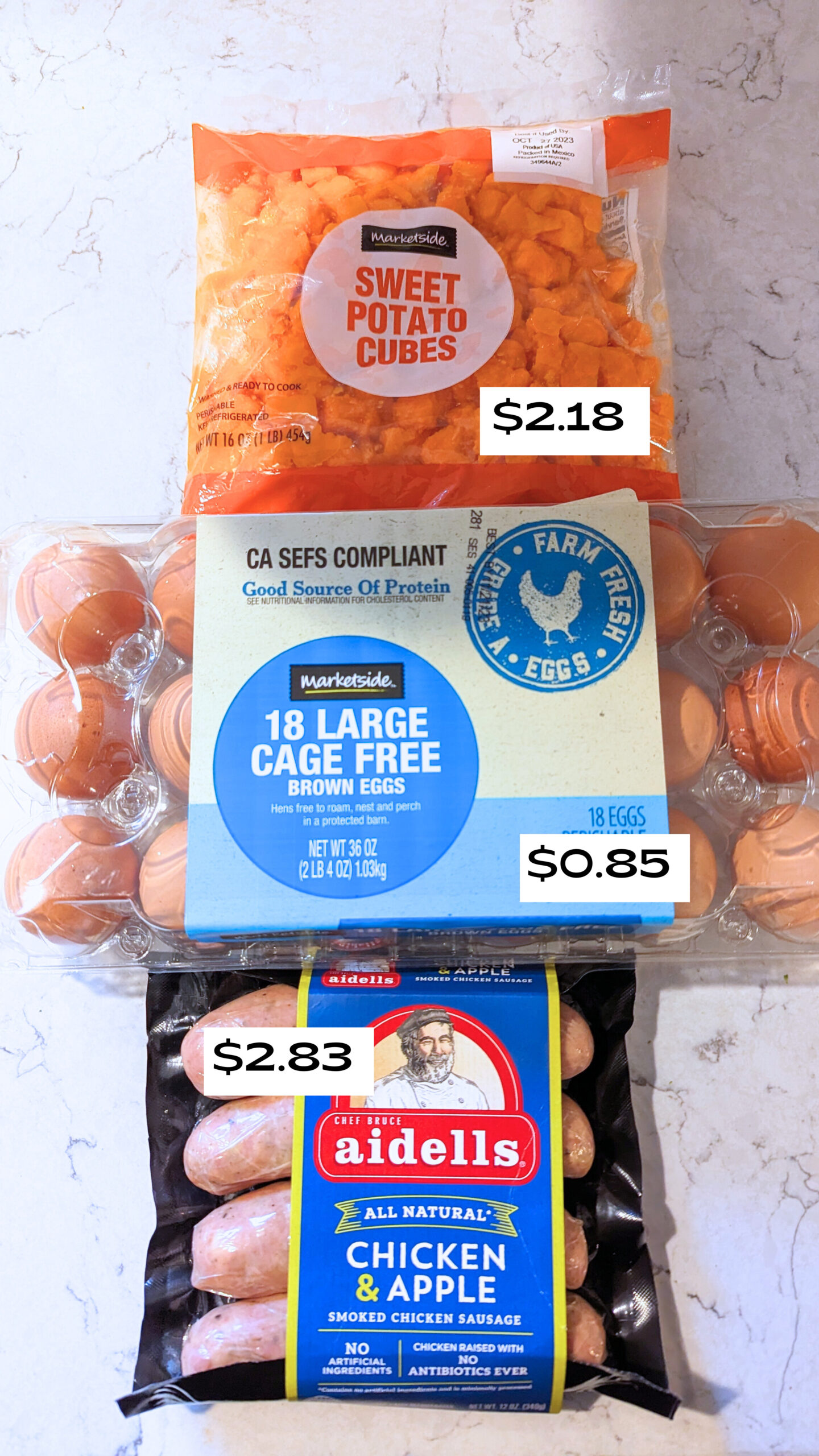 Ingredients Copycat Nurture Life Scrambled Eggs with Sausage & Sweet Potatoes – Baby Led Weaning