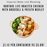 Baby Led Weaning Copycat Nurture Life Roasted Chicken with Broccoli
